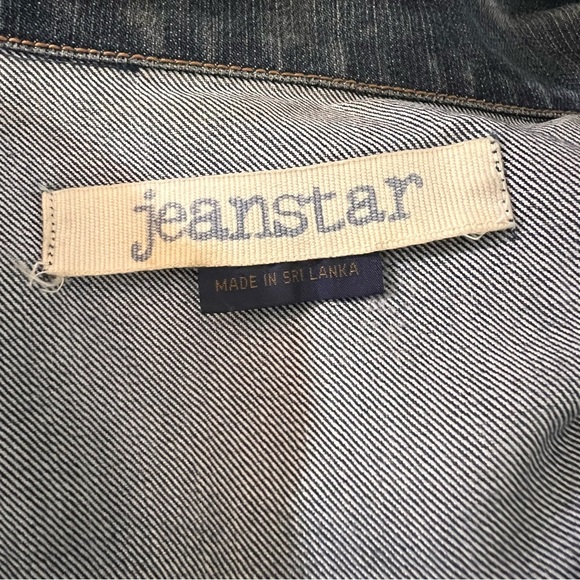Jeanstar Jean jacket women’s size L, preowned - Picture 6 of 9